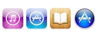 iTunes, App Store, iBookstore